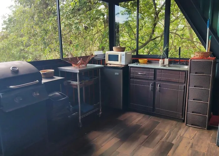 Cocolhu Treehouse & Ocean View Campo de lujo *
